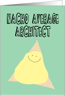 Humorous Birthday for Architect card