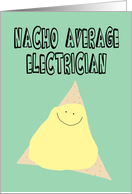 Humorous Birthday for a Electrician card