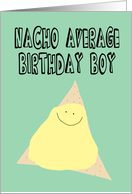 Funny Birthday Card for Boy card