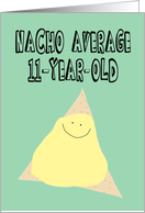 Funny Birthday Card for an 11-year-old card