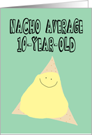 Funny Birthday Card for a 10-year-old card