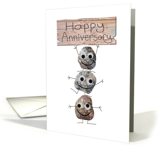 Fun Happy Anniversary for Couple card (1445044)