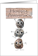 Fun Happy Anniversary for Couple card