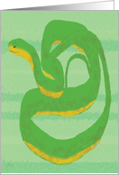 Encouragement Featuring a Snake card