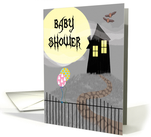 Halloween Themed Baby Shower Invitation card (1447222)