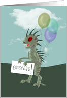 Chupacabra Congratulations card