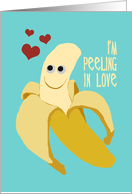 Funny Banana Anniversary of First Date card