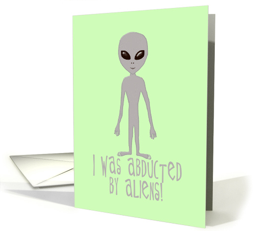 Humorous I Forgot Apology card (1464254)