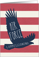 Air Force Commissioning Ceremony Invitation card