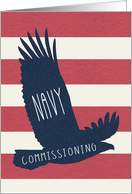 Navy Commissioning Announcement card
