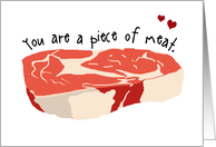 Romantic Steak Card