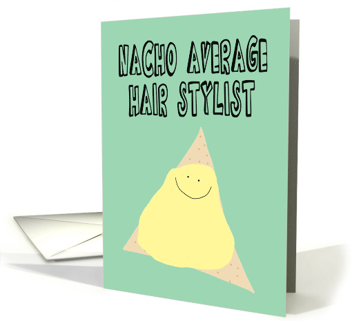 Funny Cosmetology School Graduation for Hair Stylist card (1469570)