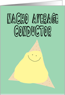 Humorous Birthday for a Conductor card