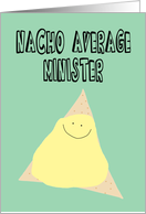 Humorous Birthday for a Minister card