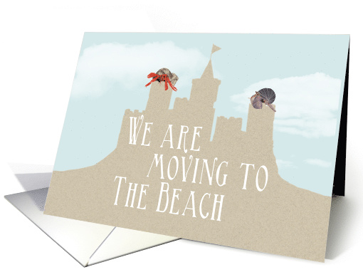 Moving to the Beach Announcement card (1473484)
