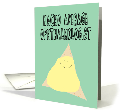 Funny Graduation Congratulations for Ophthalmology Student card