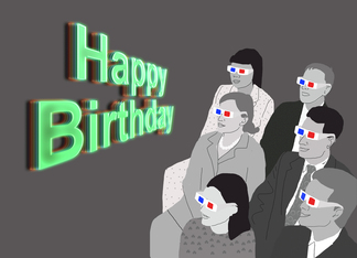 3D Happy Birthday...