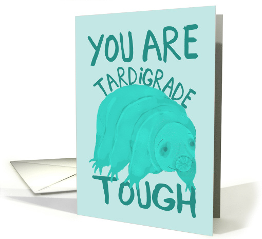 Water Bear (Tardigrade) Get Well card (1497456)