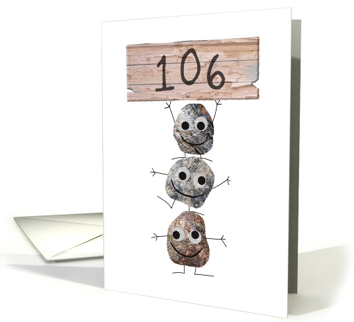 Happy 106th Birthday, You're Going to Rock 106 card (1500426)