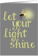 Firefly Light Encouragement, Follow your heart card