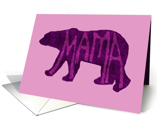 Mama Bear Mother's Day card (1518736)