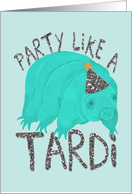 Water Bear (Tardigrade) Graduation Congratulations card