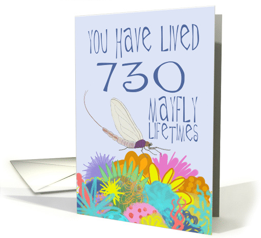 Mayfly 2nd Birthday card (1535712)
