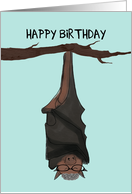 Old Bat Birthday Card