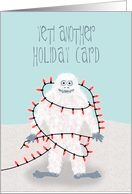 Yeti Another Holiday card