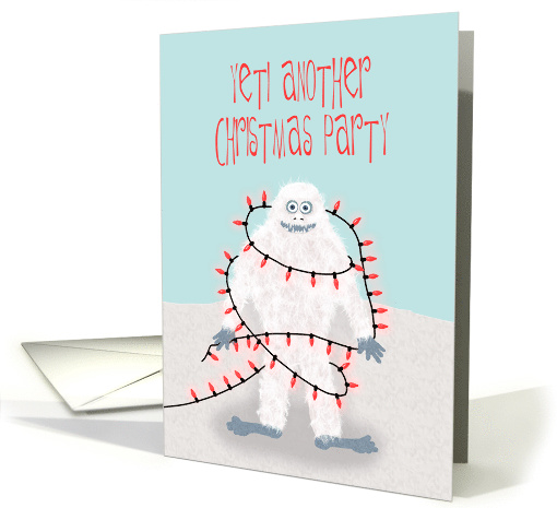 Yeti Another Christmas Party Invitation card (1549042)