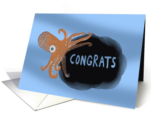 Squid Congratulations from both of Us card (1549350)