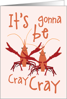 Crayfish Party Invitation card