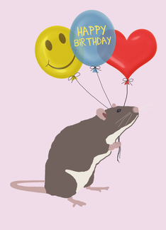 Rat with Balloons...