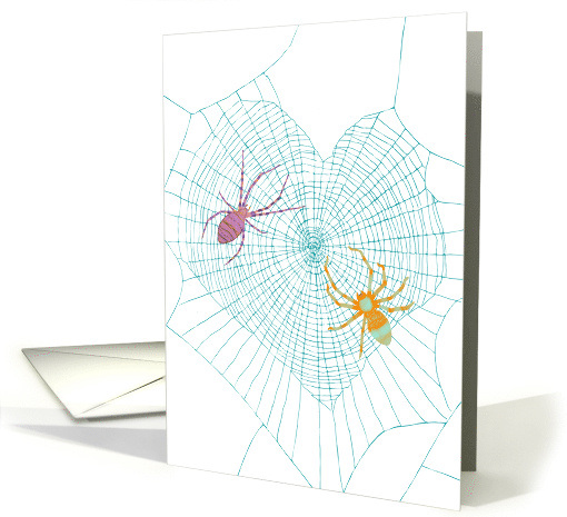 Spiderweb Heart Valentine's Day card (1594468)