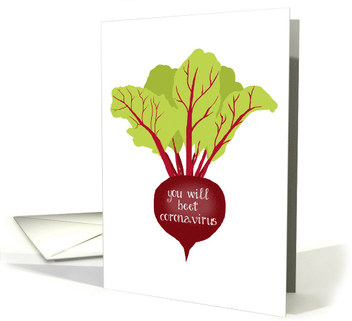 Get Well from Coronavirus, Beet card (1606052)