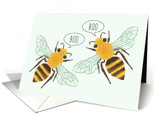 Boo Bees (Boobies) Get Well from Breast Implant Surgery card (1620938)