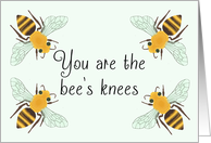 You are the Bees Knees Friendship Blank card