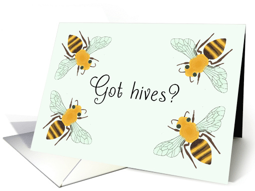 Get Well from Allergic Reaction card (1624928)