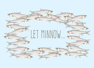 Funny Fish Pun Thinking of You