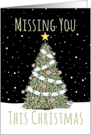 Missing You at Christmas During the Coronavirus Pandemic card