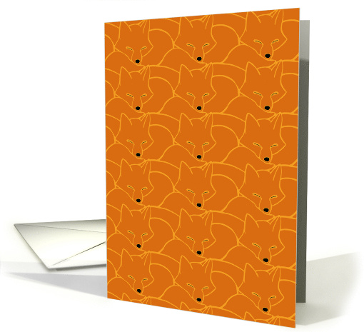 Sleeping Foxes Blank Note card (1666538)