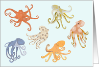 Octopus Pun Thinking of You card