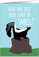 Skunk COVID 19 Get Well card