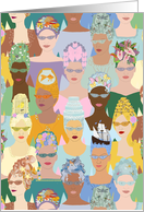 Rococo Hairstyles Birthday from Group card