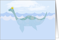 Loch Ness Monster Blank card