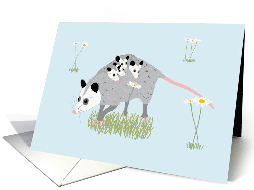 Opossum Mother's Day from Four Children card (1679158)