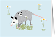 Opossum Mother’s Day from Only Child card