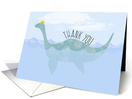 Loch Ness Monster Thank You for Donation card (1679338)