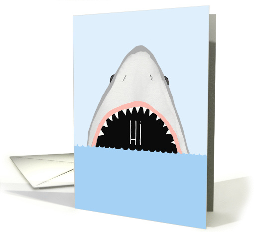 Shark Hello Blank card (1681910)