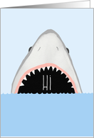 Shark Hello Blank